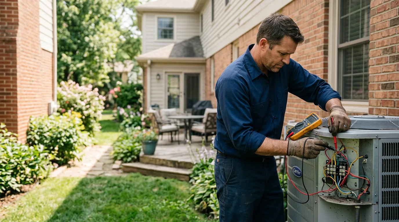 HVAC technician working near Farmingdale, NJ